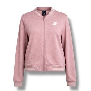 Nike Women’s Sportswear Varsity Track Jacket – Pink | Size Medium